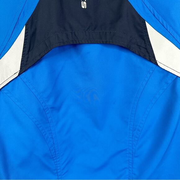 Brooks Infiniti Jacket Womens Small Blue Windbreaker Full Zip Running Outdoors - Picture 3 of 10